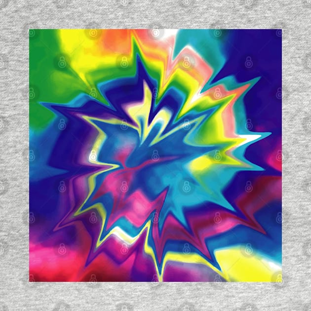 Tie Dye Abstract Artwork by Designoholic